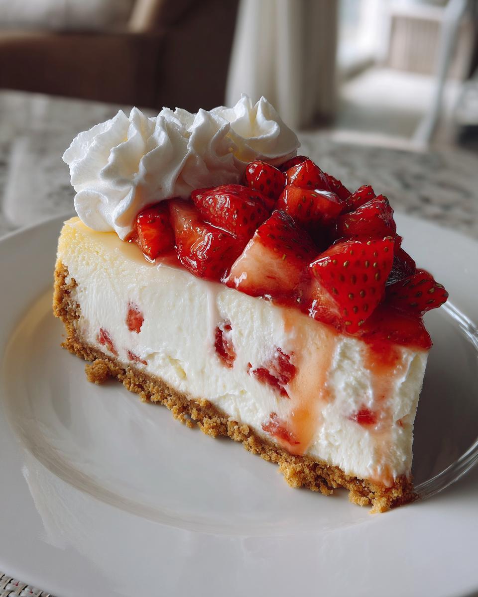 Strawberry Shortcake Cheesecake - detail 1