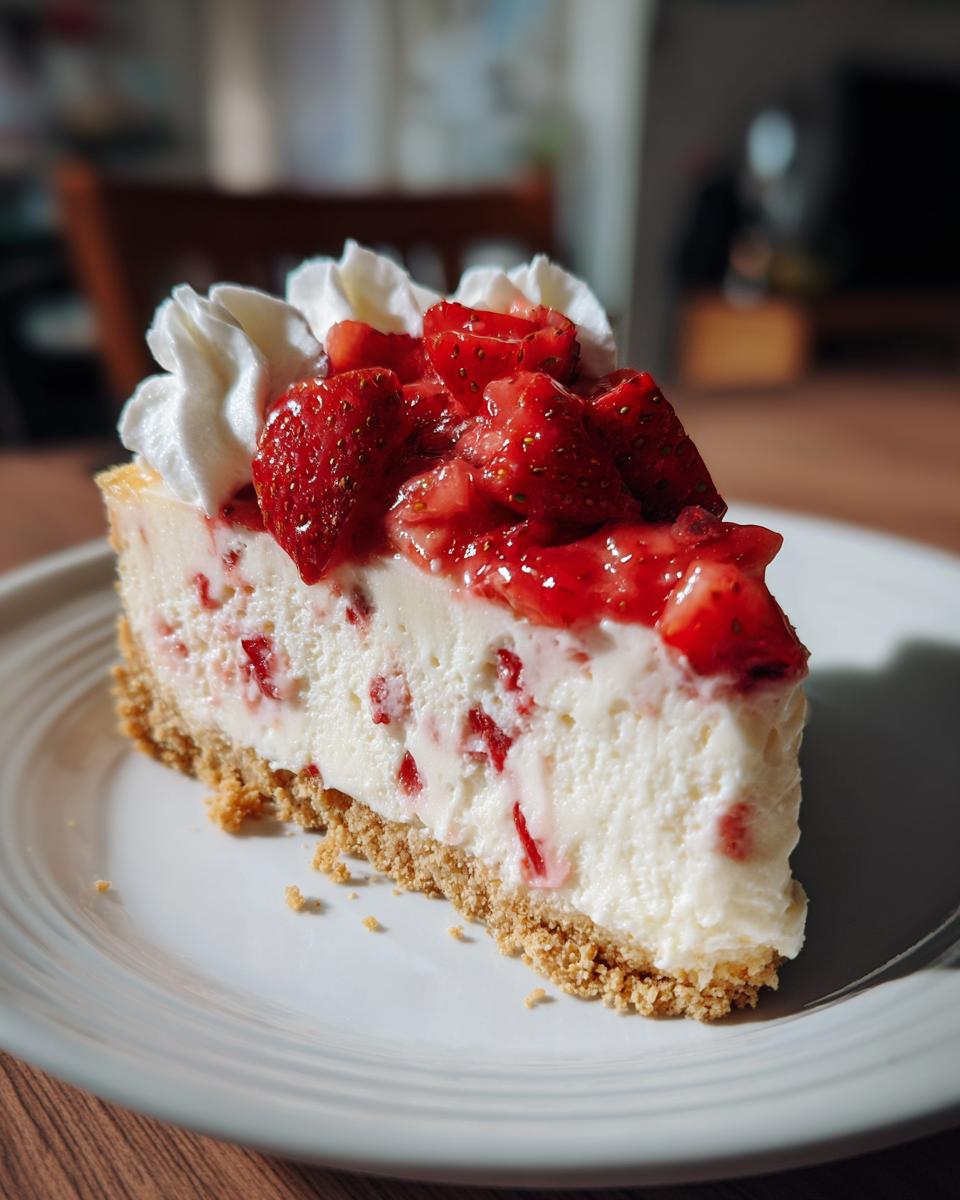 Strawberry Shortcake Cheesecake - detail 2