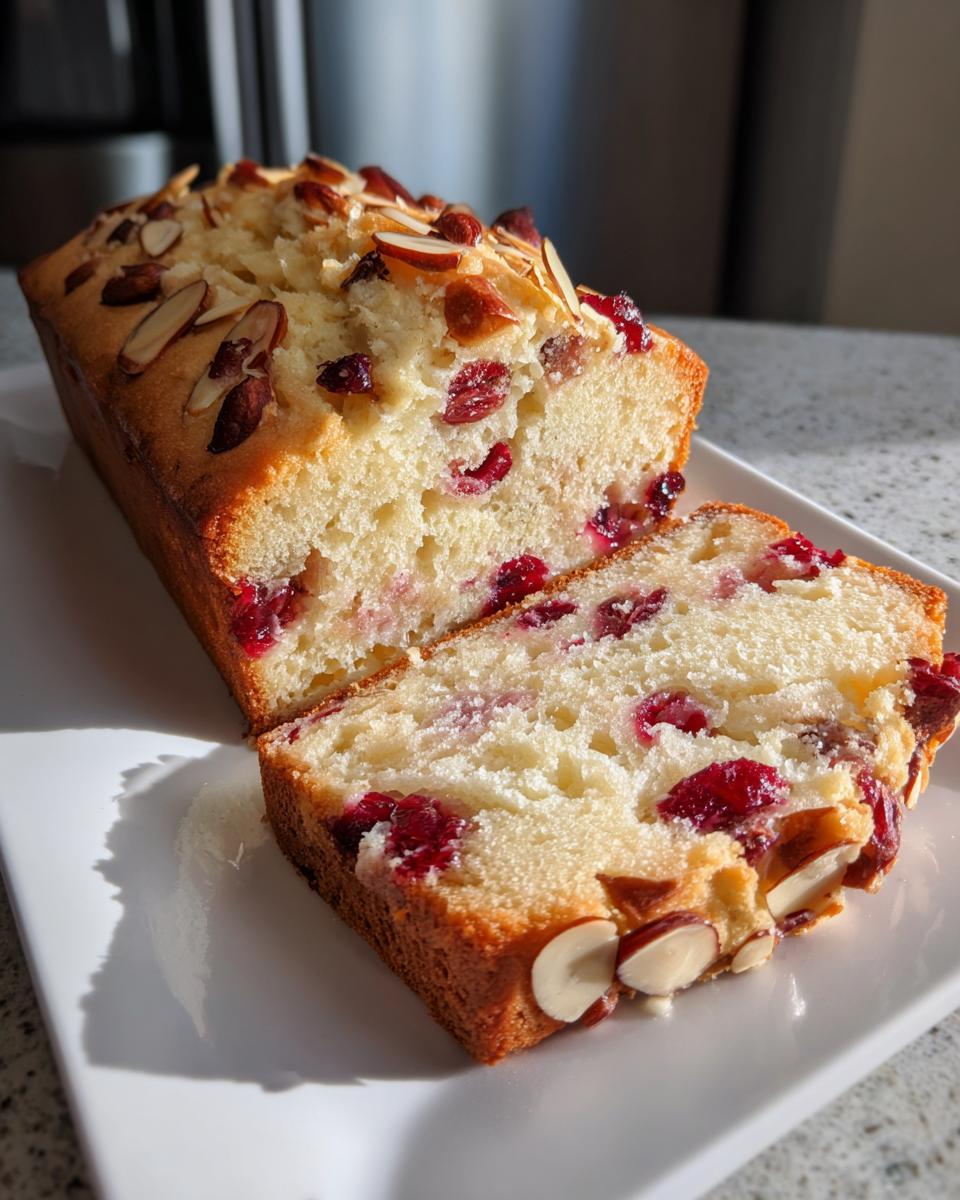 Almond Cranberry Pound Cake - detail 3