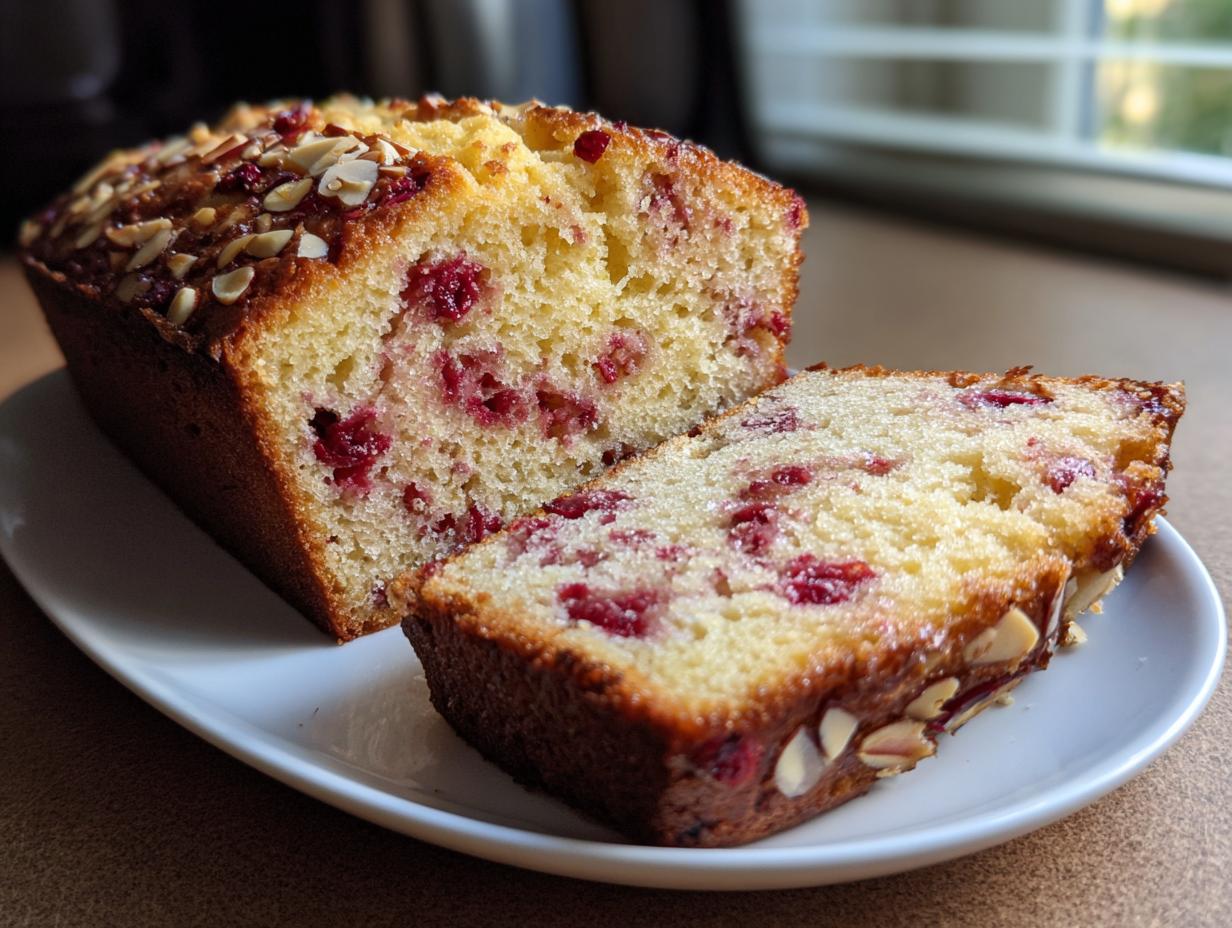 Almond Cranberry Pound Cake - detail 4