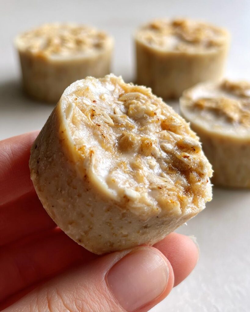 Banana Oat Frozen Paw Treats for Dogs