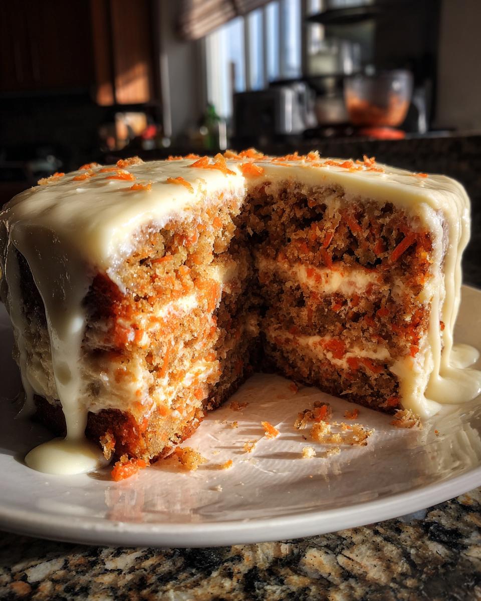 Carrot Cake Cheesecake with Creamy Topping - detail 1