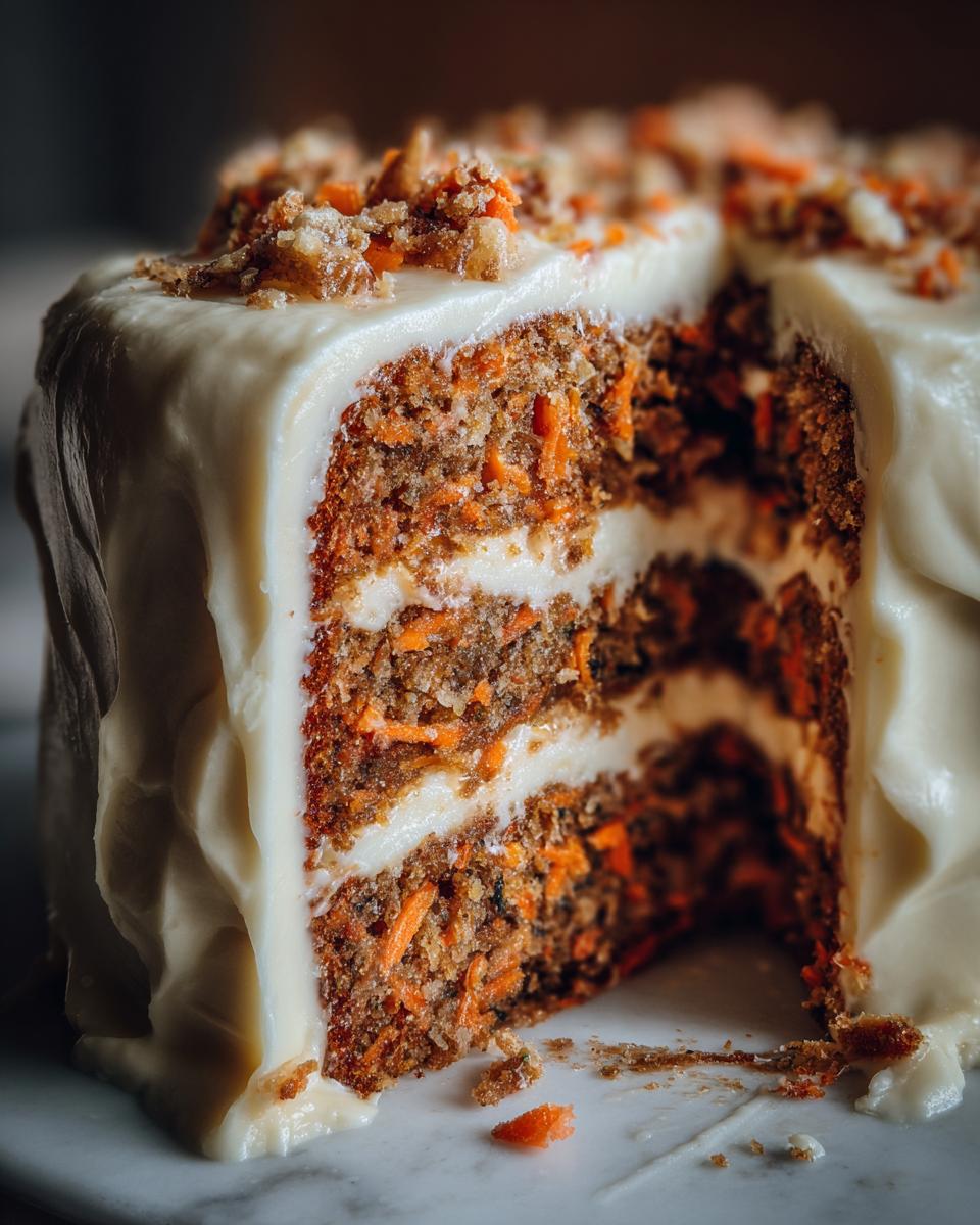 Carrot Cake Cheesecake with Creamy Topping - detail 2