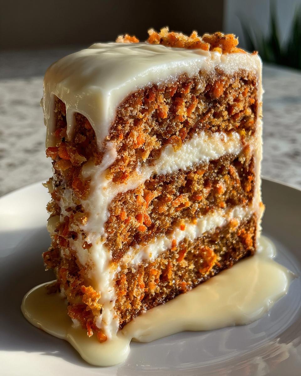 Carrot Cake Cheesecake with Creamy Topping - detail 3