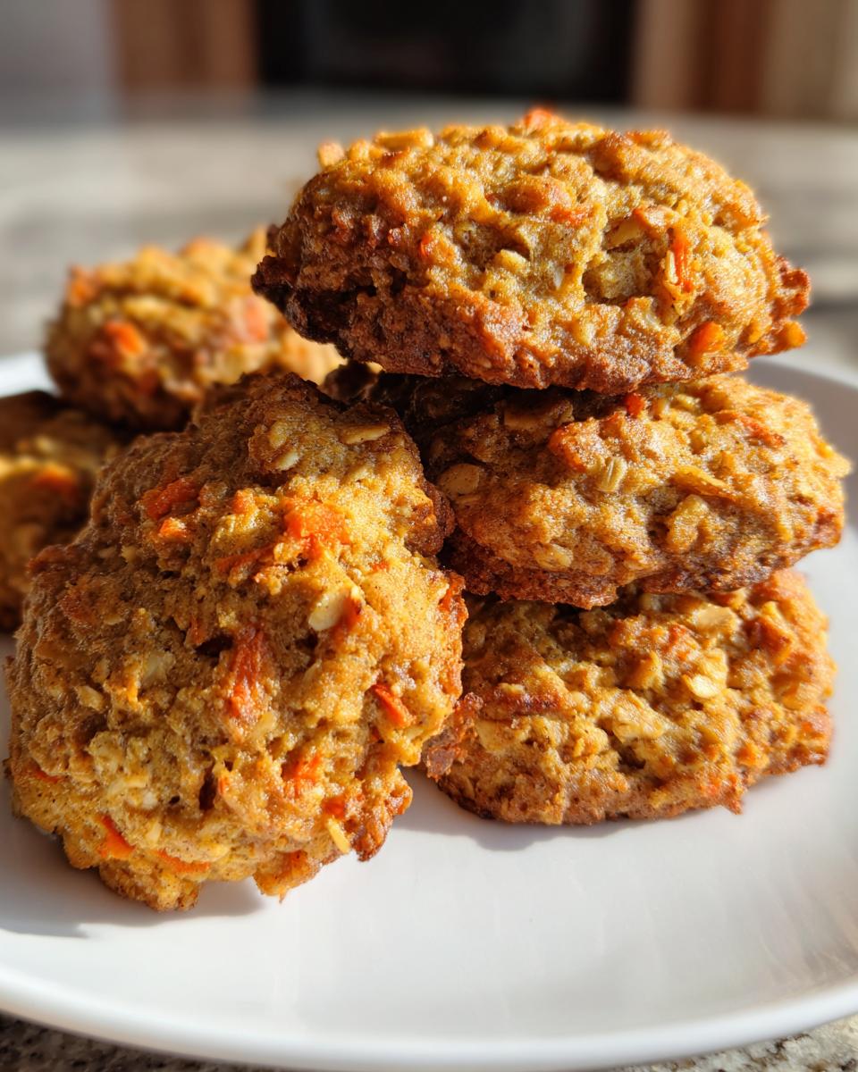Healthy Carrot & Oat Cookies…