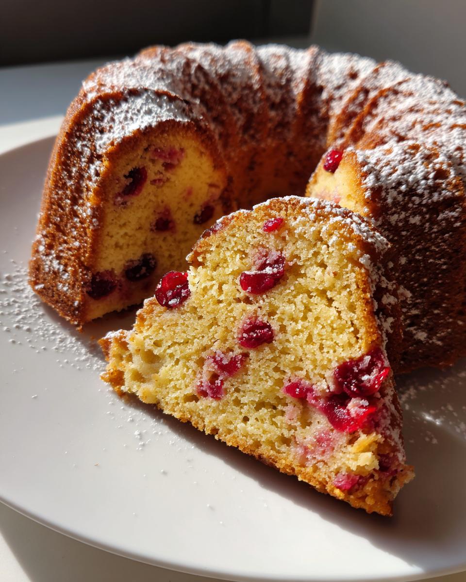 Classic Cranberry Orange Bundt Cake - detail 2