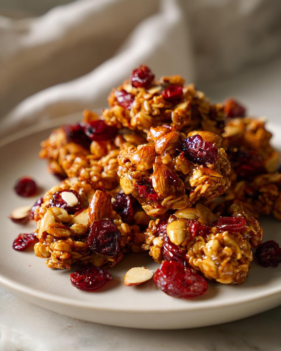 Cranberry Almond Granola Clusters - detail 1