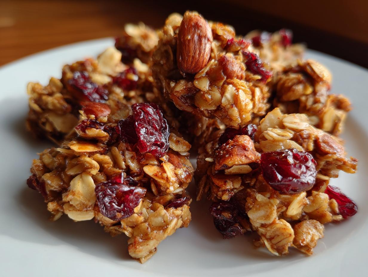 Cranberry Almond Granola Clusters - detail 3