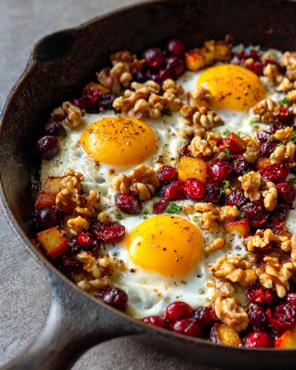 30-Minute Cranberry Apple Breakfast Skillet…