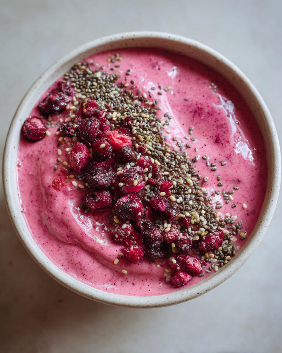 Cranberry Apple Smoothie Bowl - detail 1
