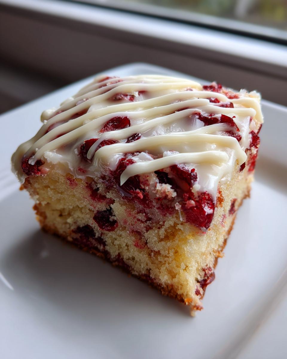 Cranberry Bliss Sheet Cake - detail 1