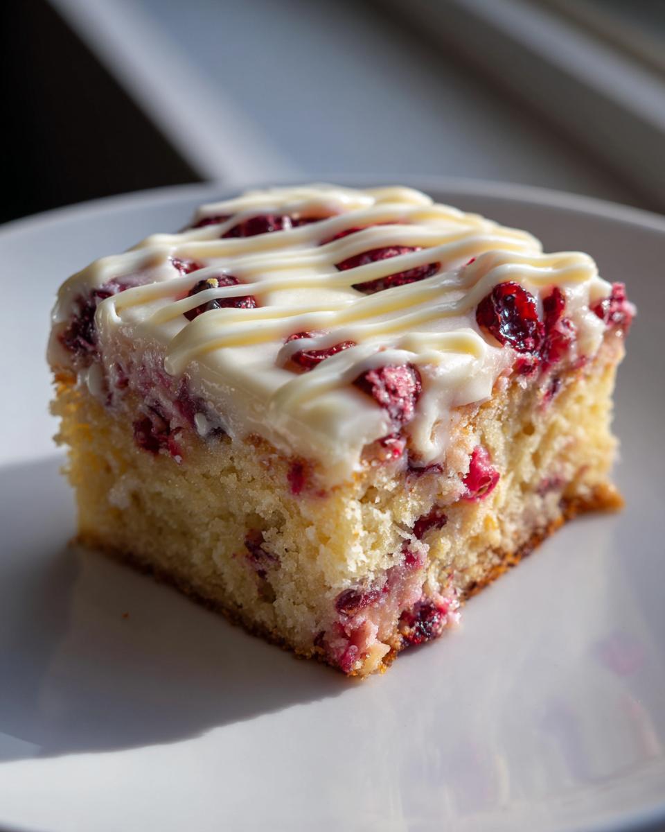 Cranberry Bliss Sheet Cake - detail 3