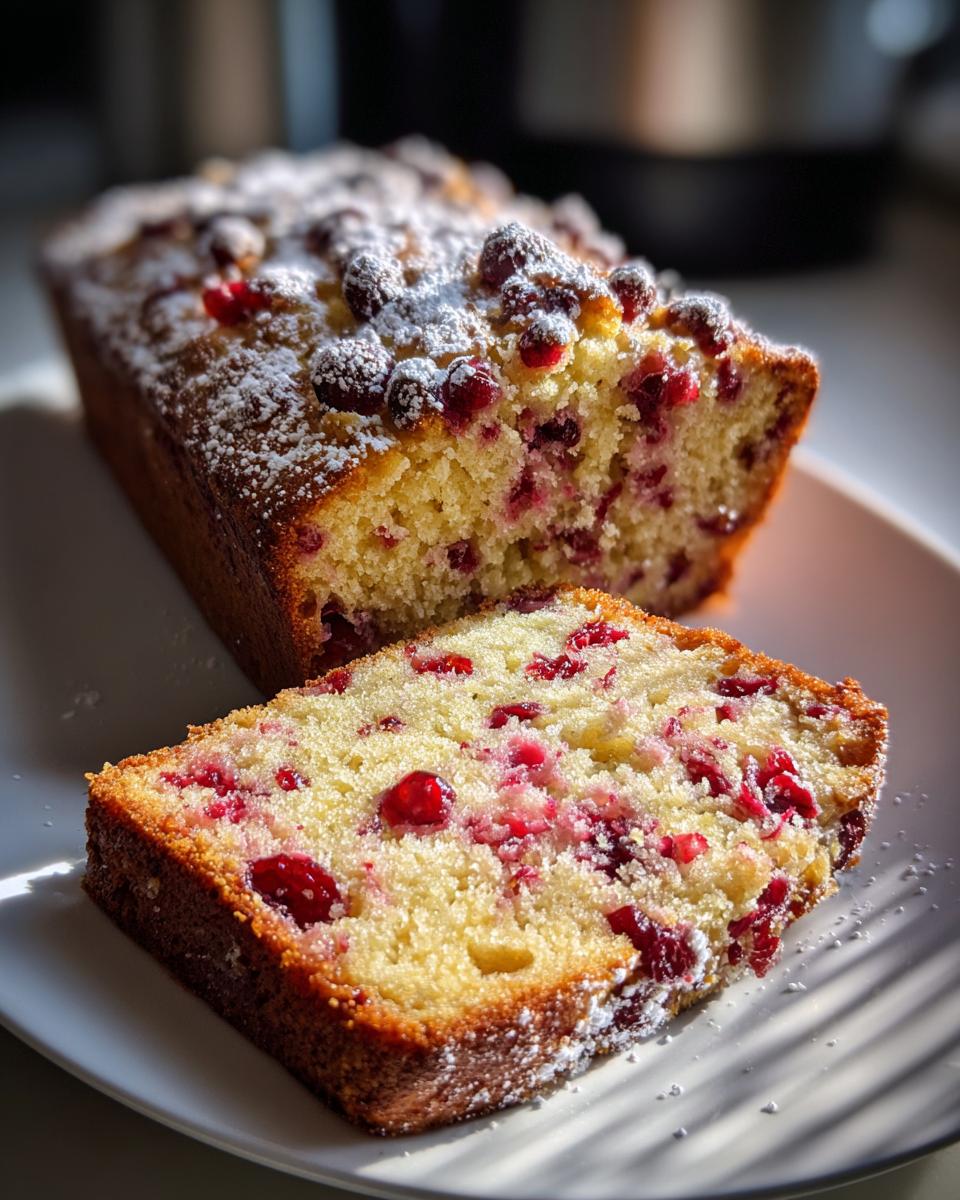 Cranberry Cardamom Tea Cake - detail 1