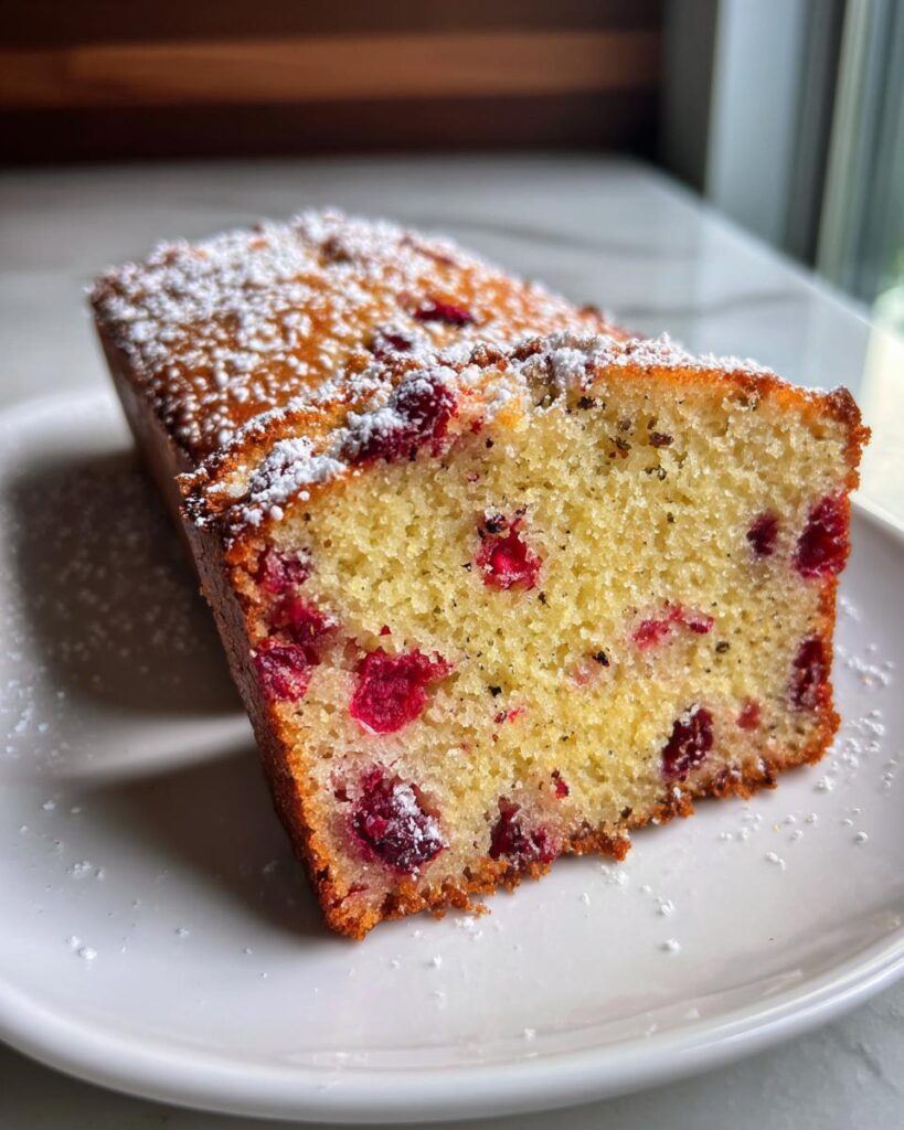 Cranberry Cardamom Tea Cake