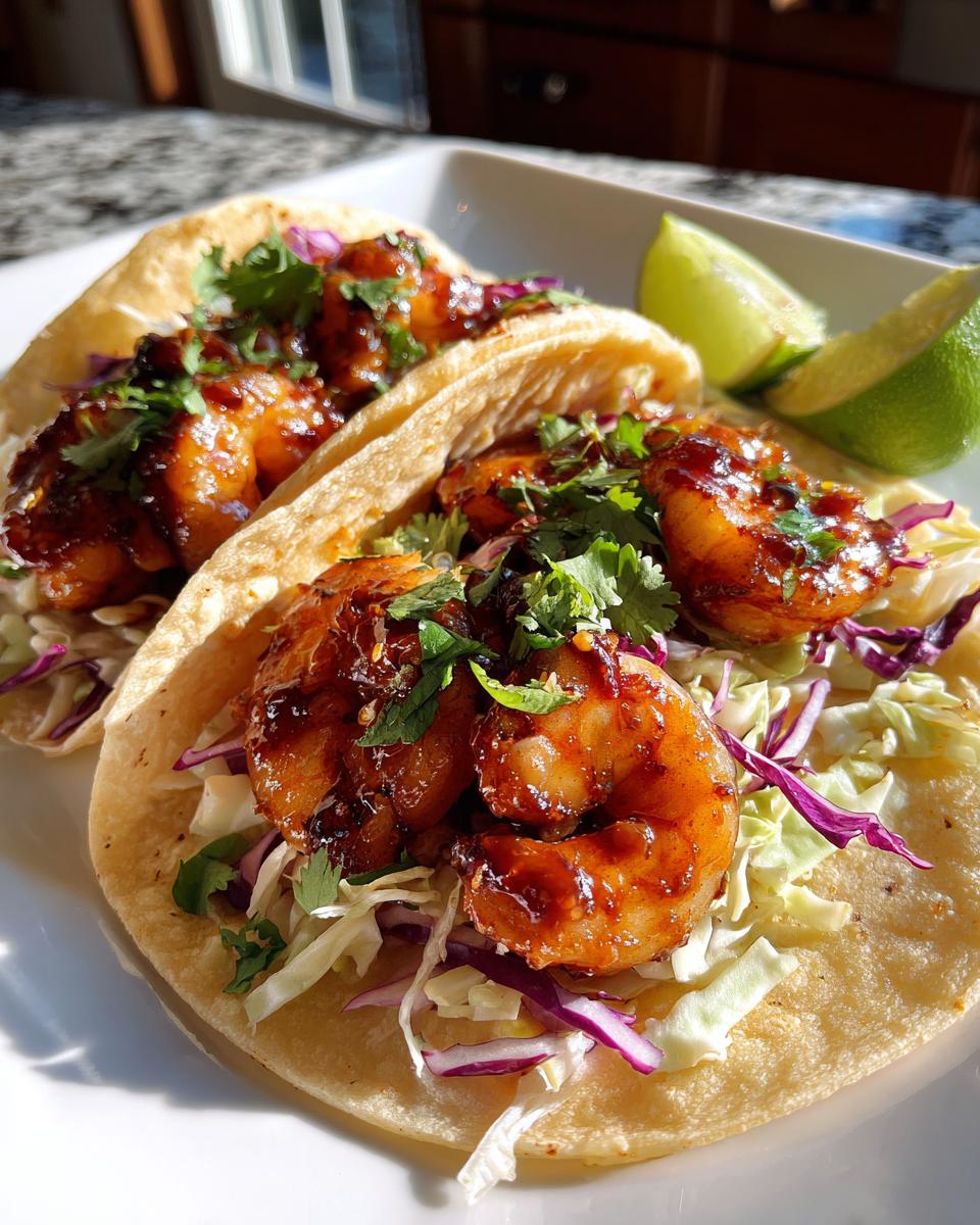 Cranberry Chipotle Shrimp Tacos - detail 1