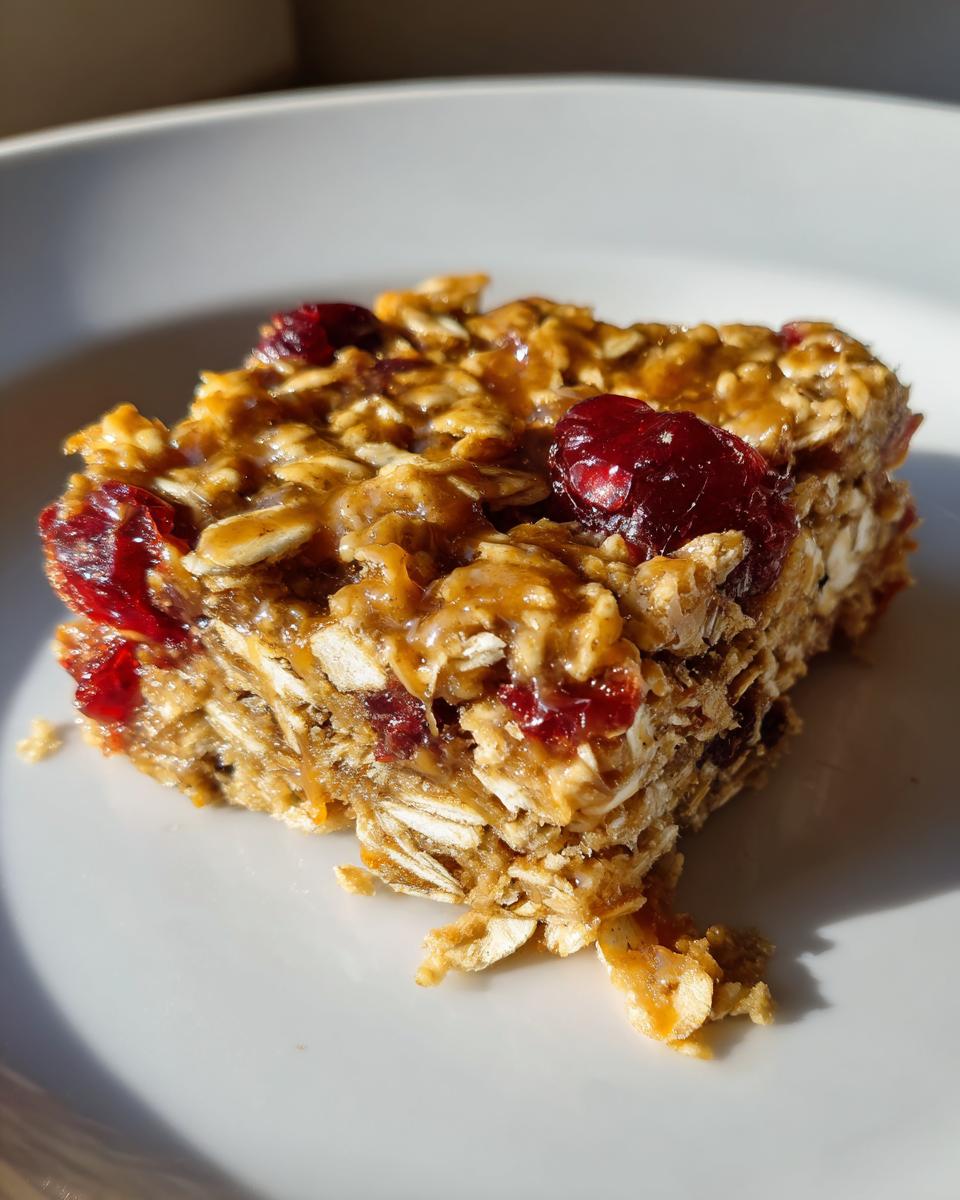 Cranberry Coconut Breakfast Bars - detail 1