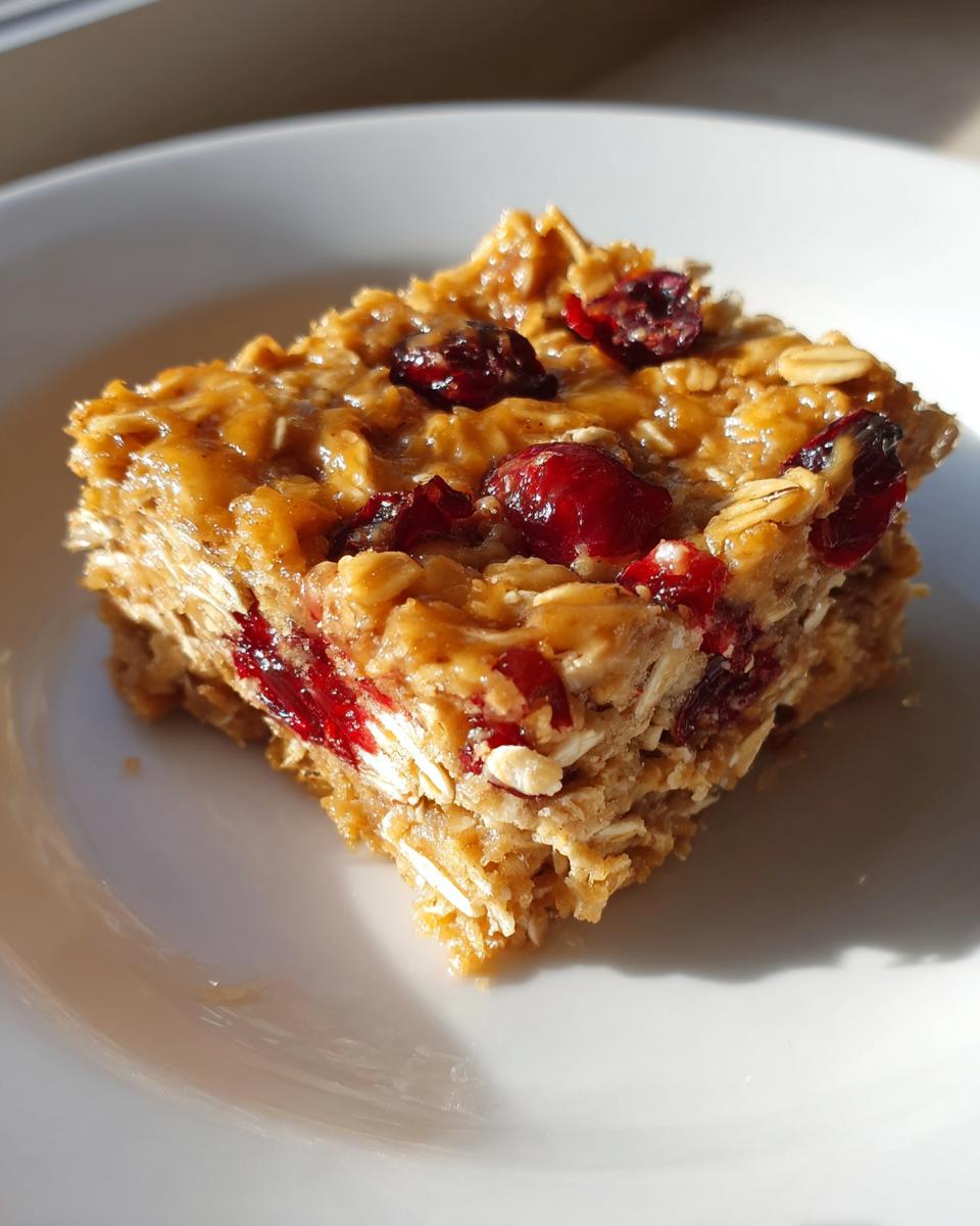 Cranberry Coconut Breakfast Bars - detail 2