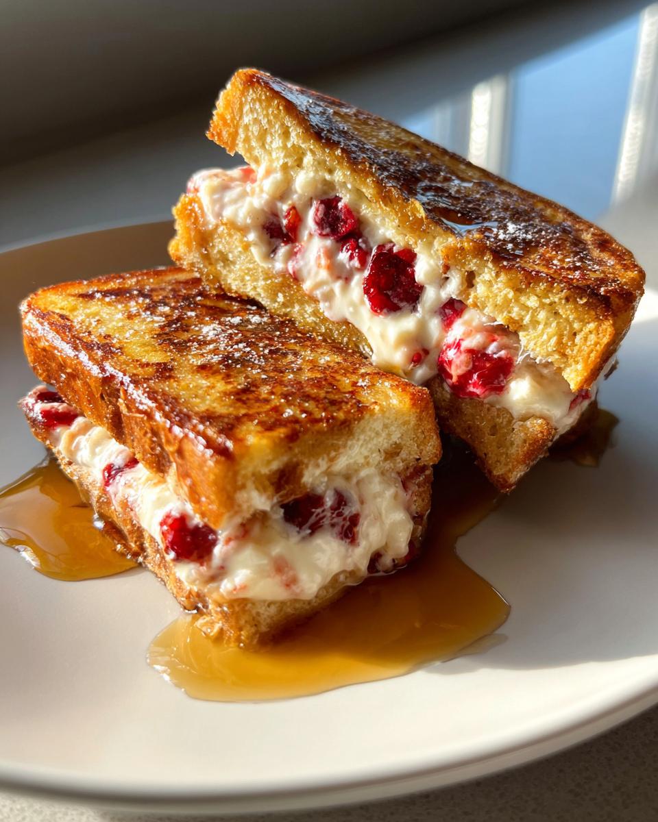 Cranberry Cream Cheese–Stuffed French Toast - detail 2