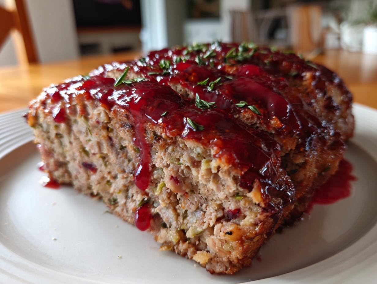 Cranberry-Glazed Meatloaf - detail 3