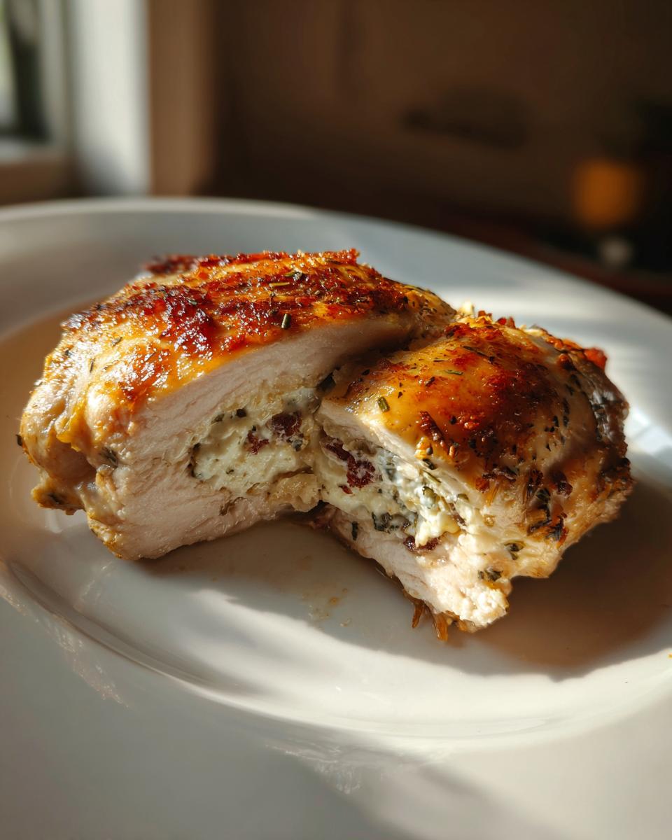 Cranberry Goat Cheese Stuffed Chicken Breasts - detail 1