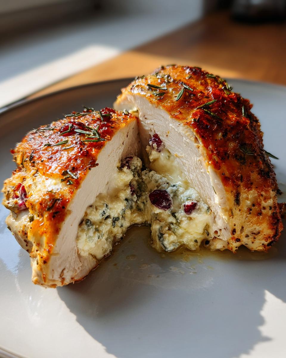 Cranberry Goat Cheese Stuffed Chicken Breasts - detail 2