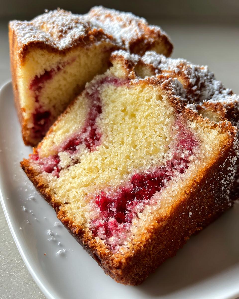 Cranberry Marble Pound Cake - detail 1