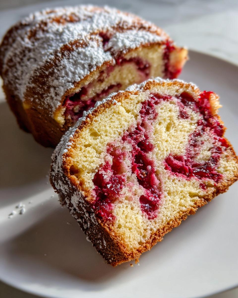 Cranberry Marble Pound Cake - detail 3