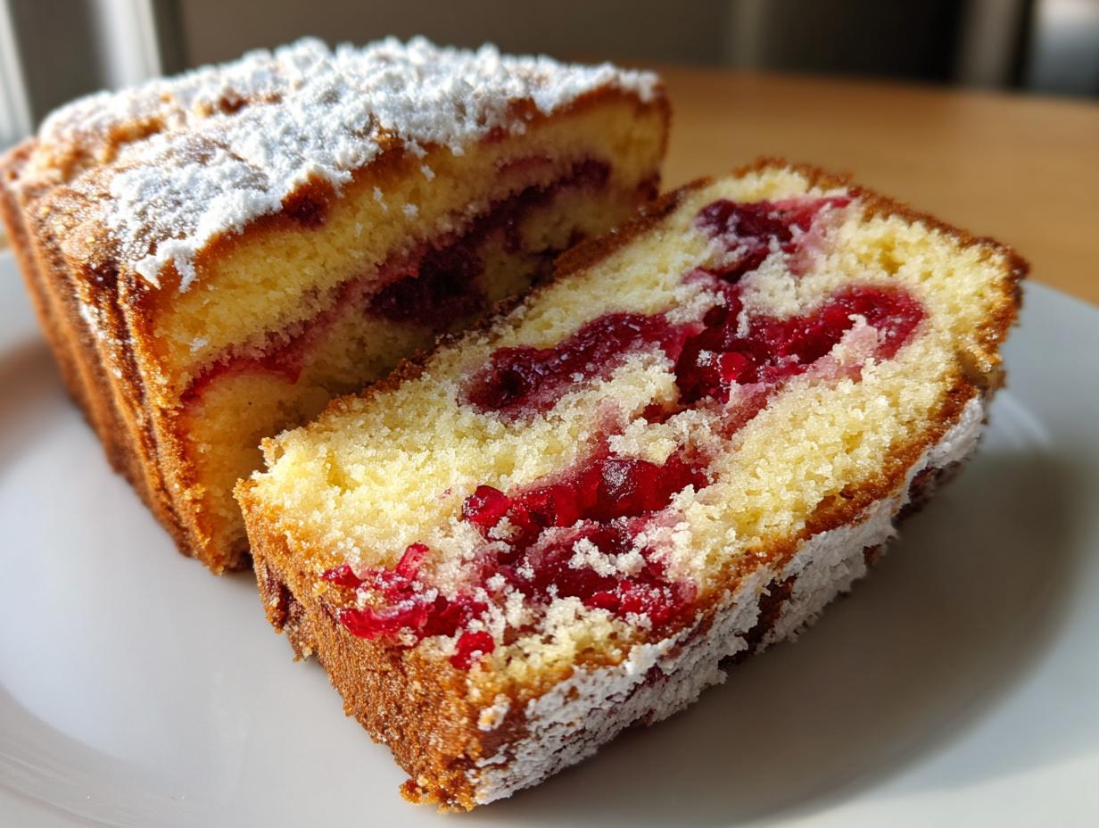 Cranberry Marble Pound Cake - detail 4