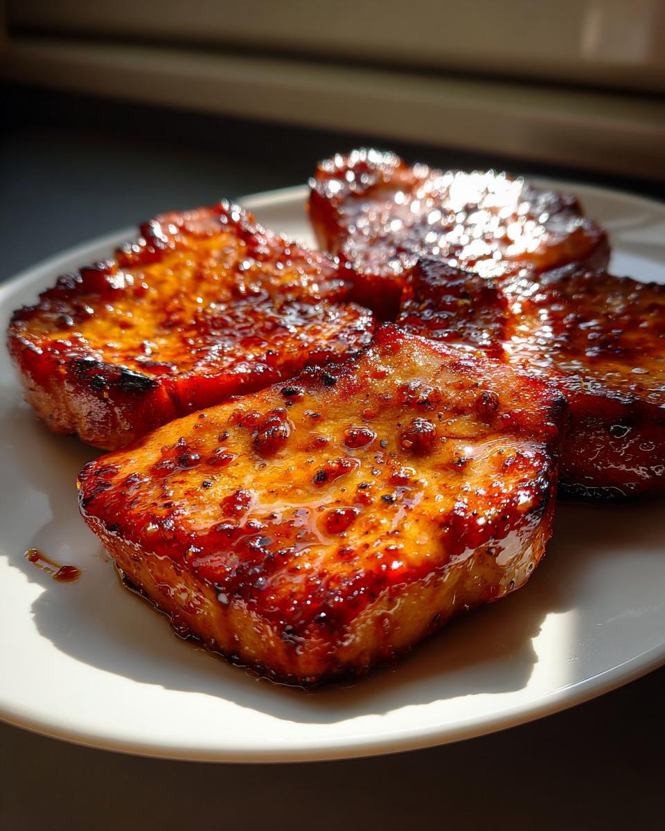 Cranberry Mustard–Glazed Ham Steaks - detail 1