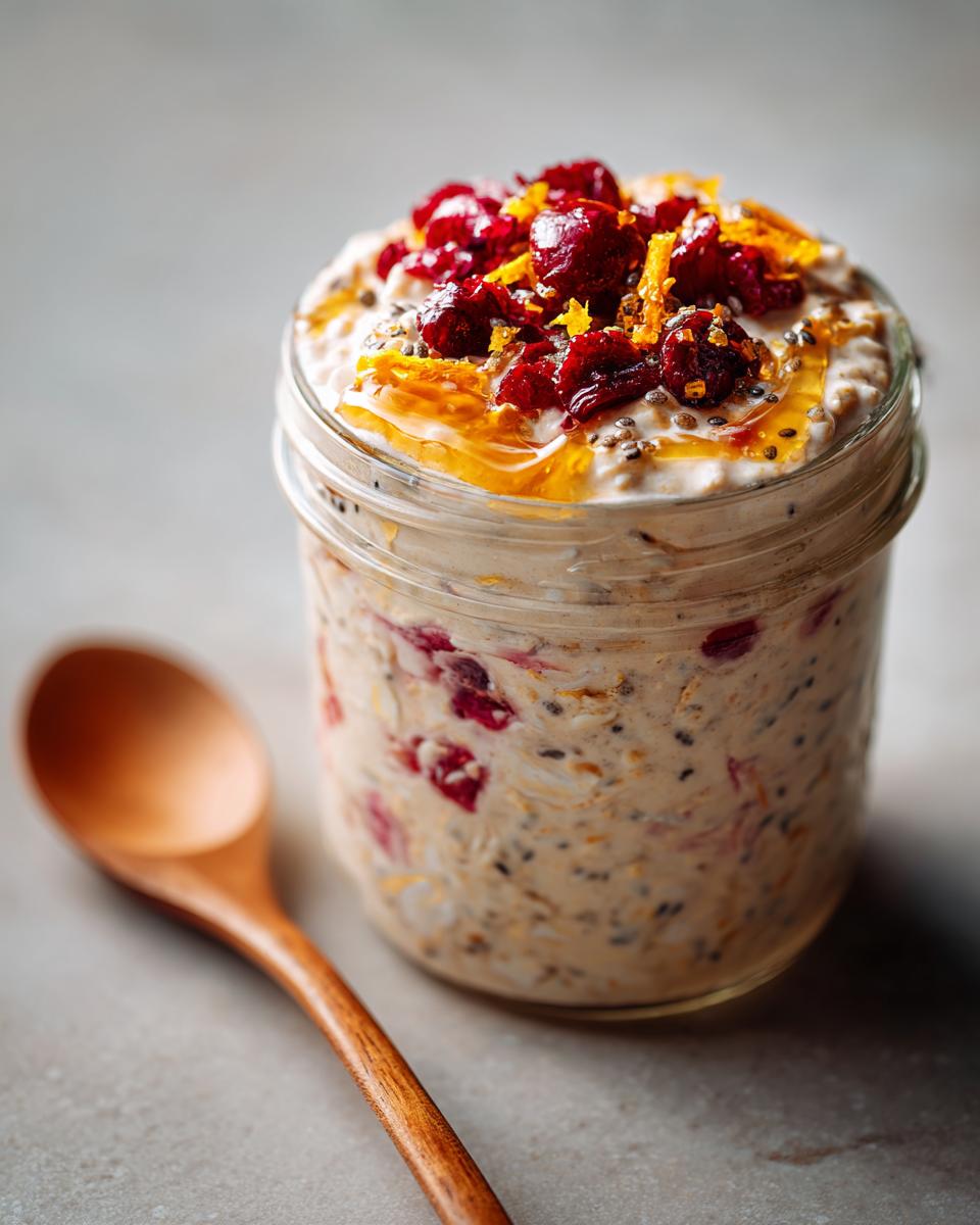 Cranberry Orange Overnight Oats - detail 1