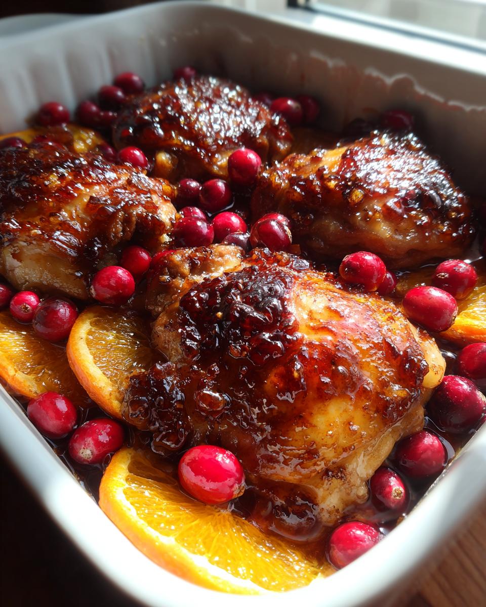 Cranberry Orange Roasted Chicken Thighs - detail 2