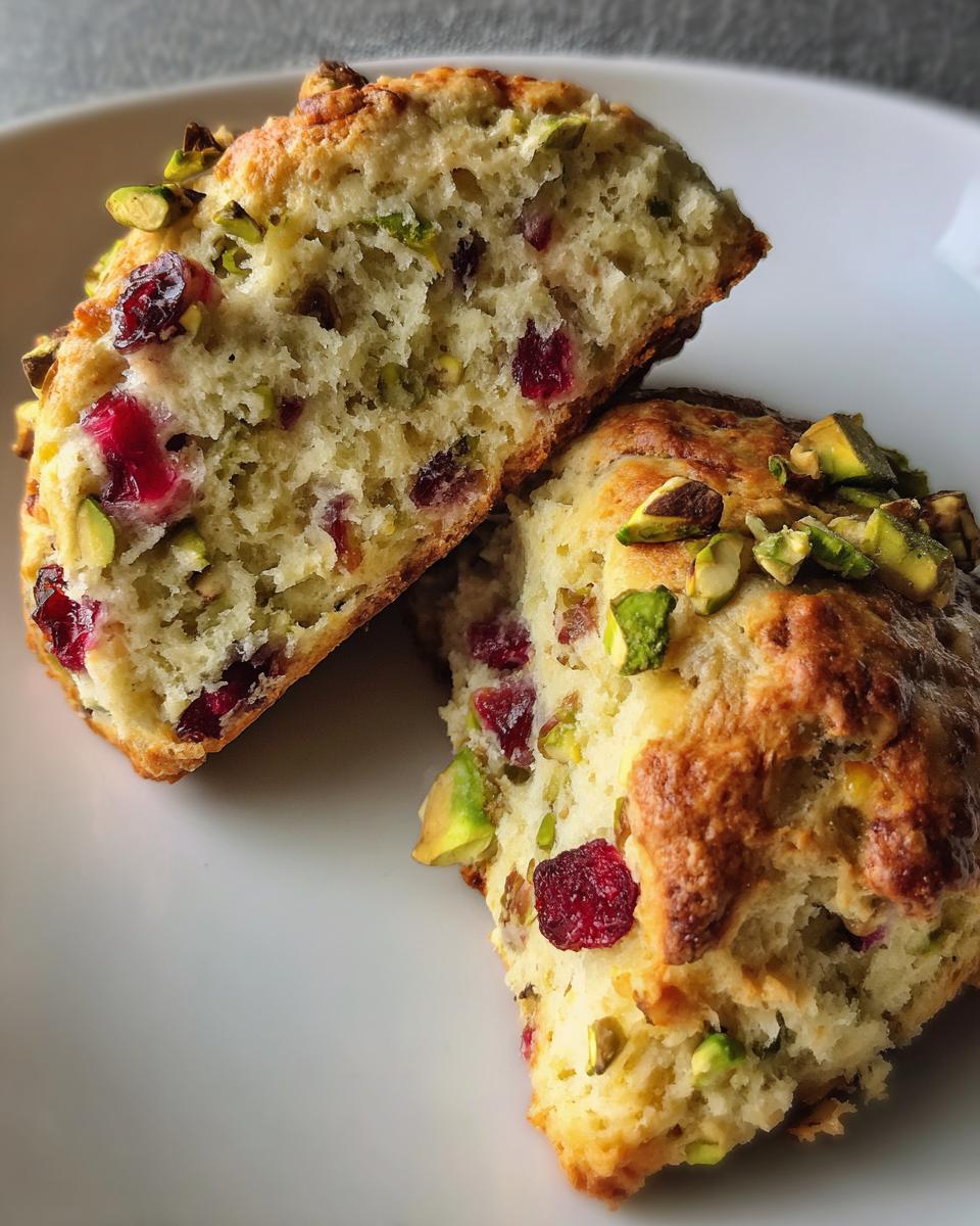 Cranberry Pistachio Scones - detail 2