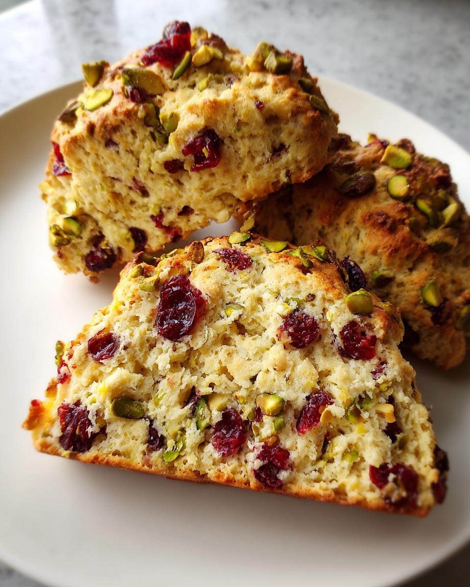 Cranberry Pistachio Scones - detail 3