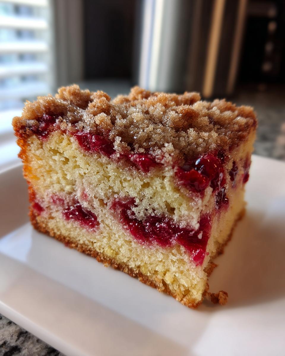Cranberry Swirl Coffee Cake - detail 3