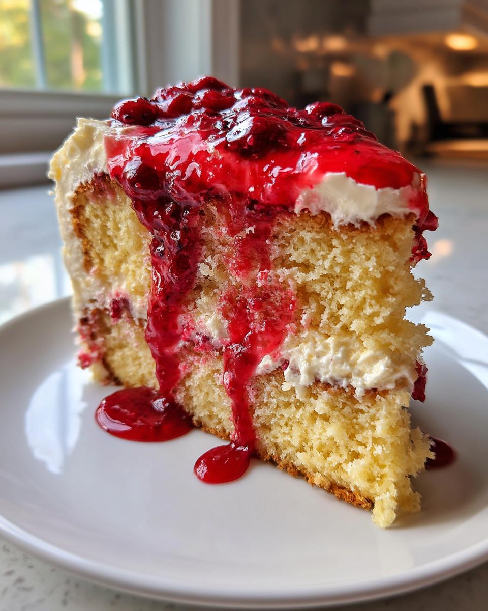 Cranberry Tres Leches Cake - detail 4