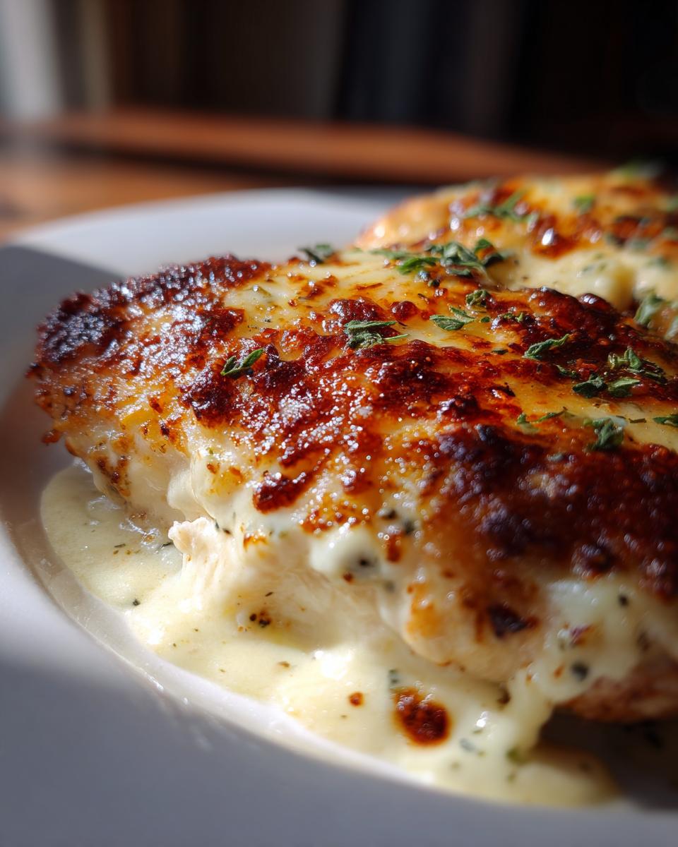 Creamy Baked Asiago Chicken - detail 2