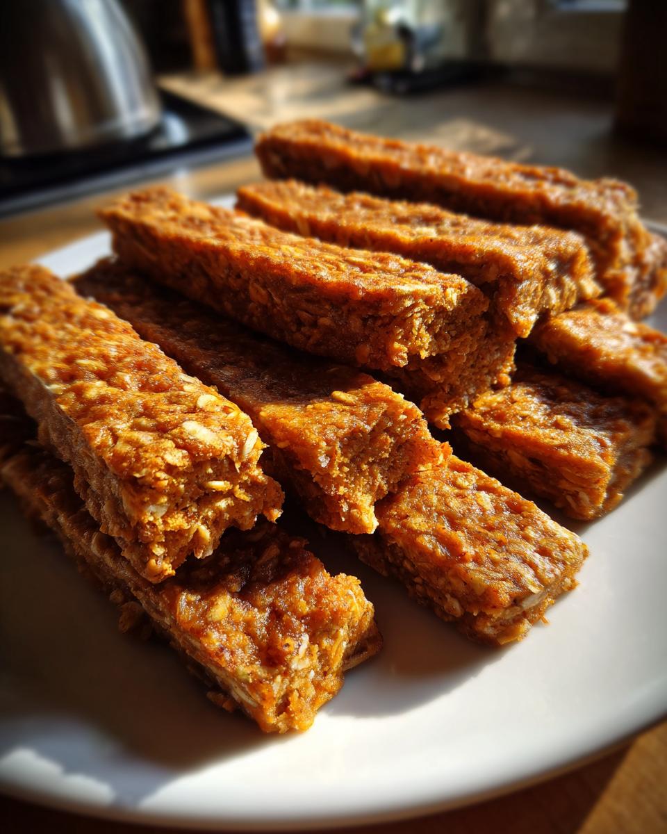 Homemade Pumpkin & Oatmeal Dog Snack Sticks - detail 2