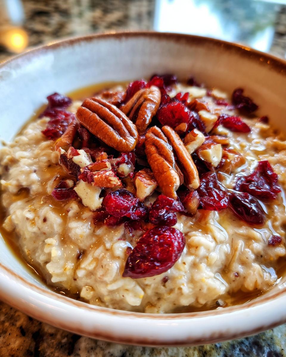 Maple Pecan Cranberry Oatmeal - detail 1