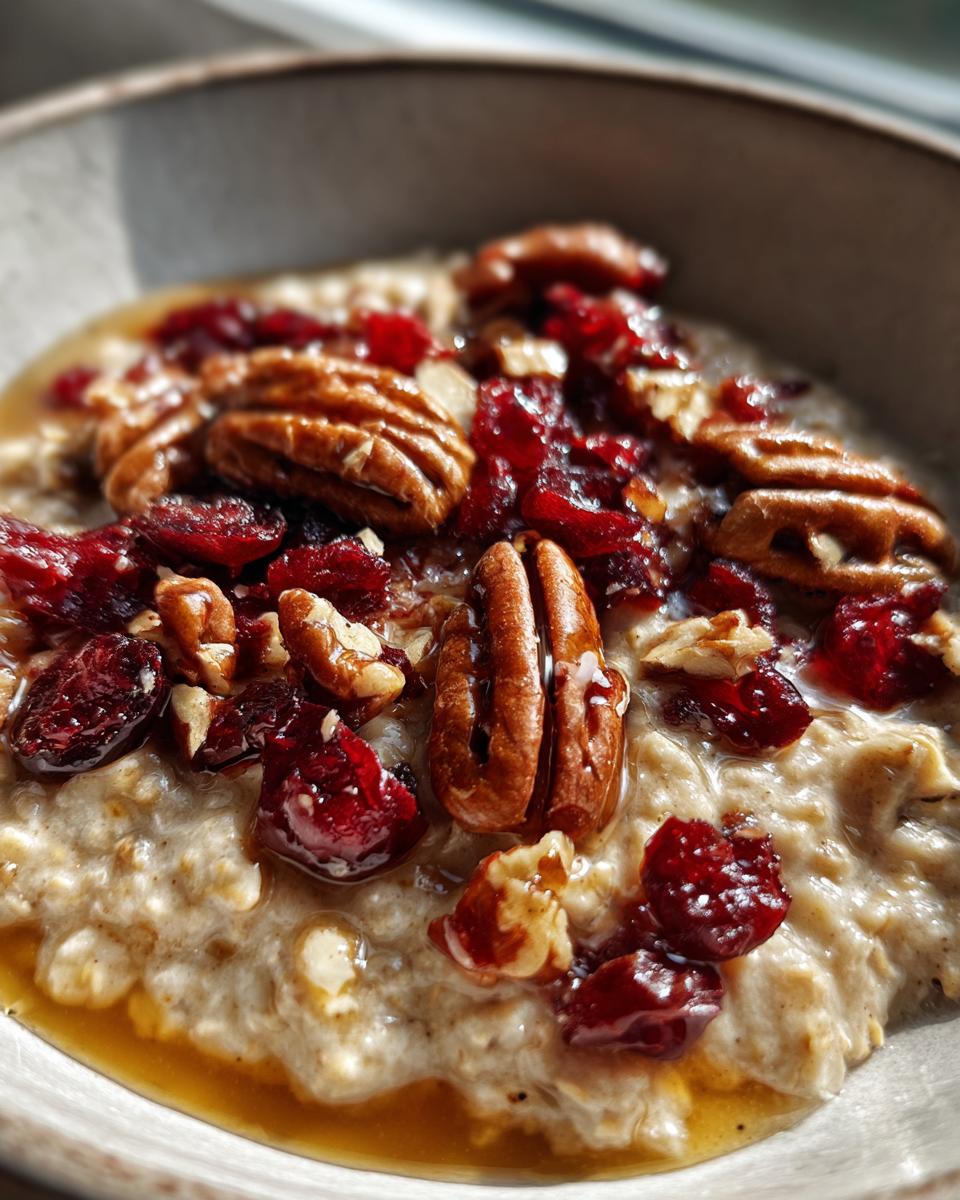 Maple Pecan Cranberry Oatmeal - detail 2