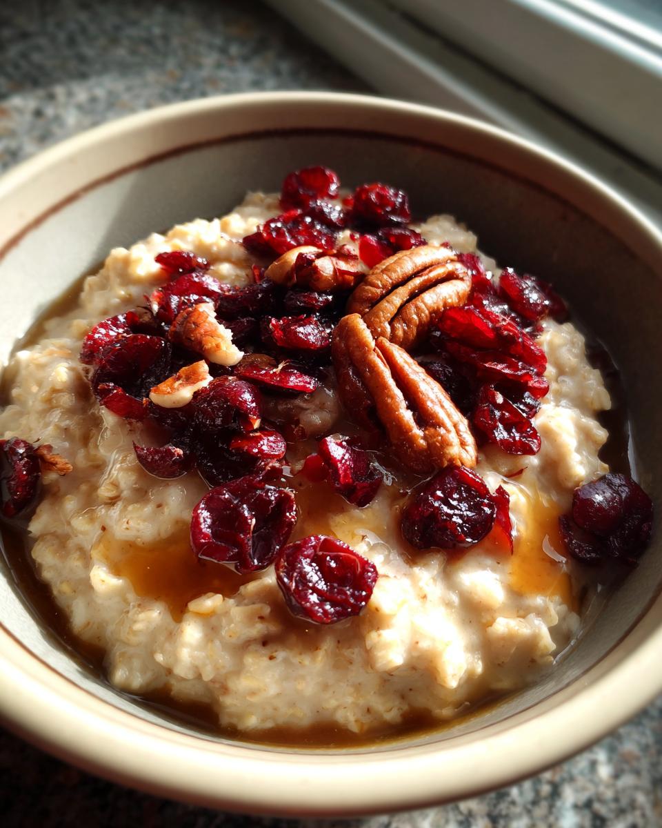 Maple Pecan Cranberry Oatmeal - detail 3