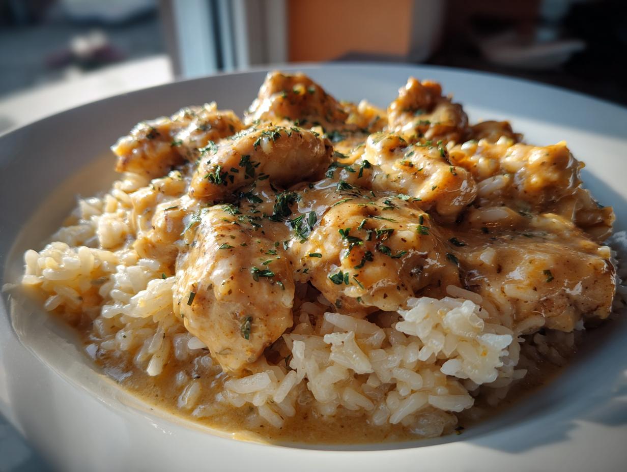 Sizzle up Creamy Smothered Chicken & Rice - detail 5