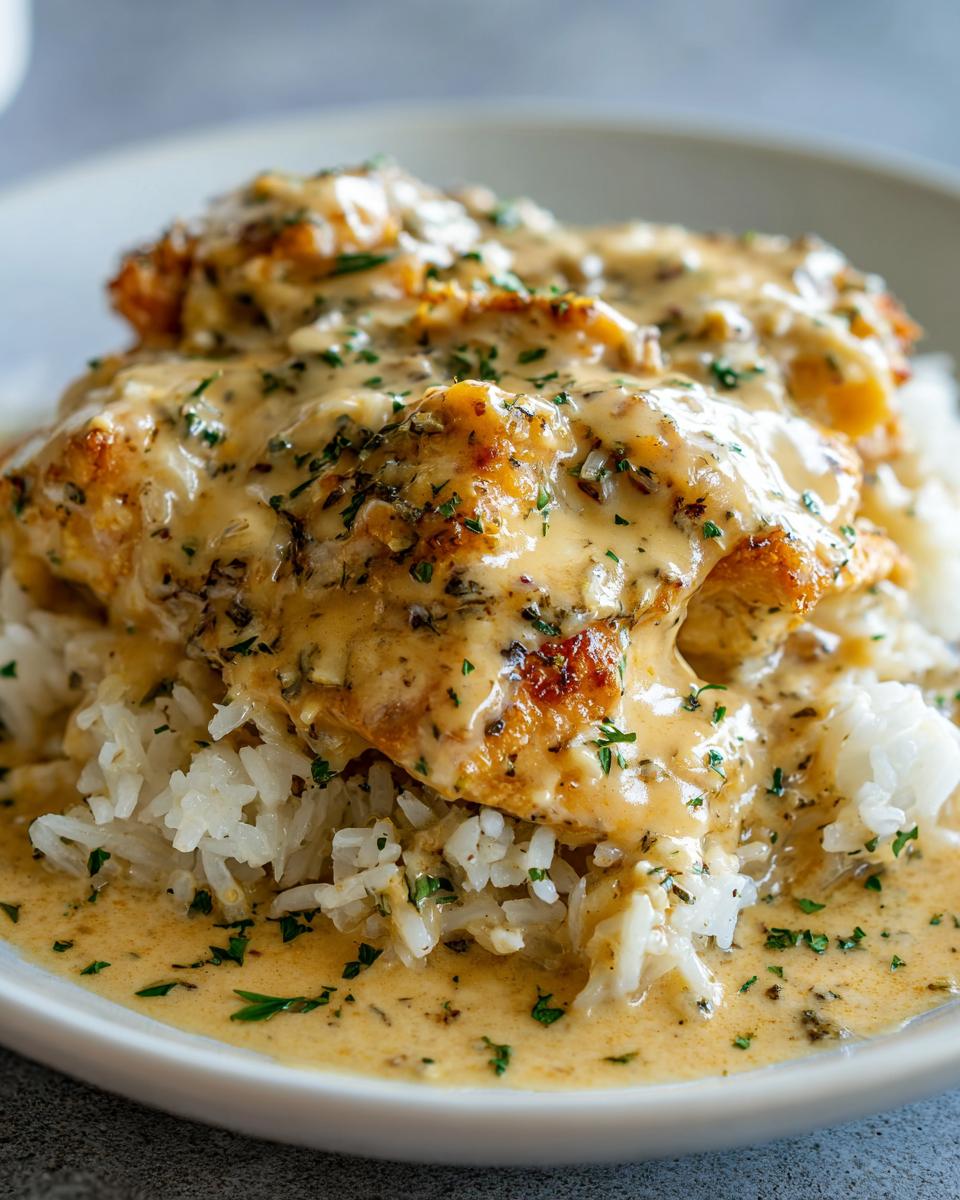 “`40-Minute Creamy Smothered Chicken &…