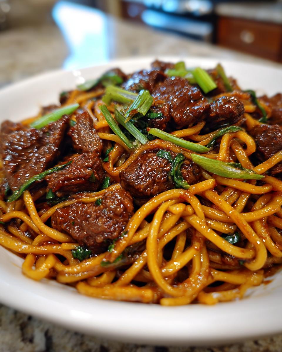 Sticky Beef Noodles - detail 3