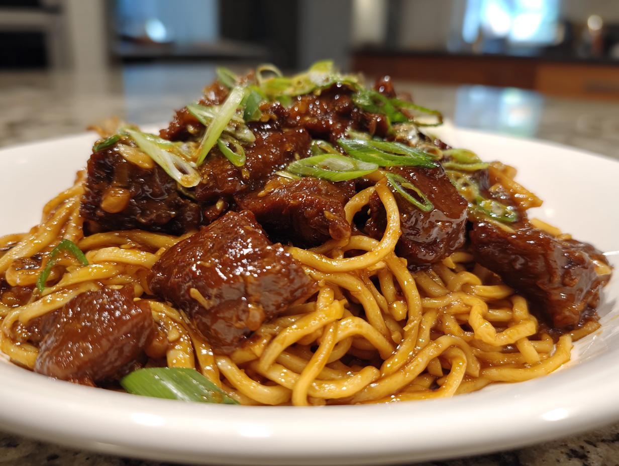 Sticky Beef Noodles - detail 4