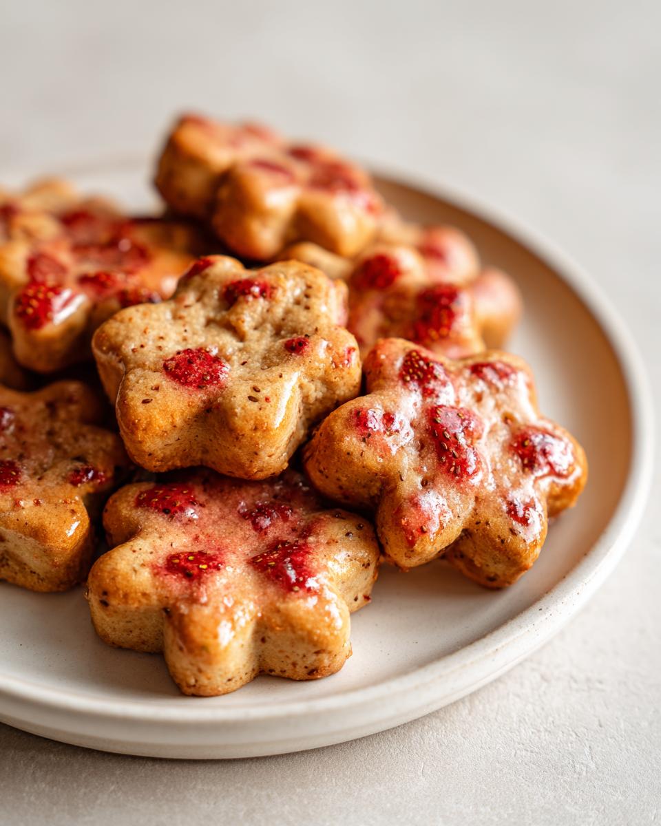 Strawberry & Honey Biscuits for Dogs - detail 1