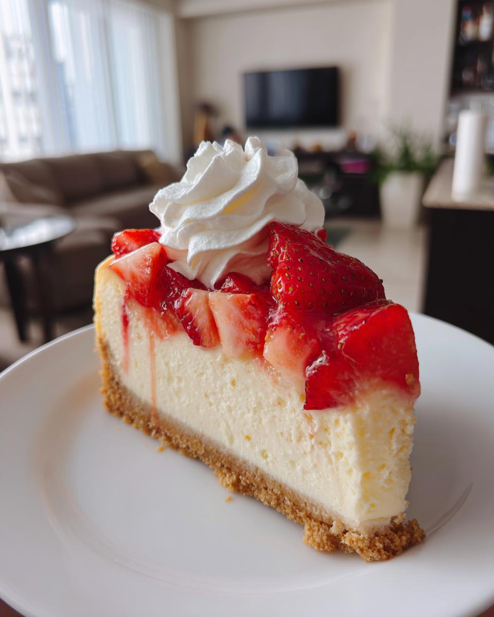 Strawberry Shortcake Cheesecake - detail 1