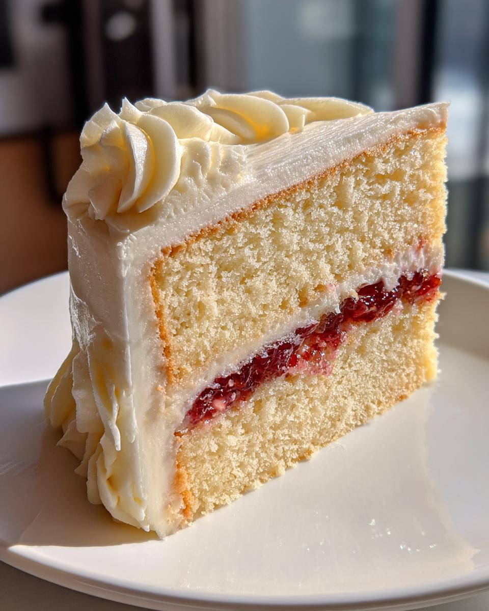 Vanilla Bean Cranberry Layer Cake - detail 2