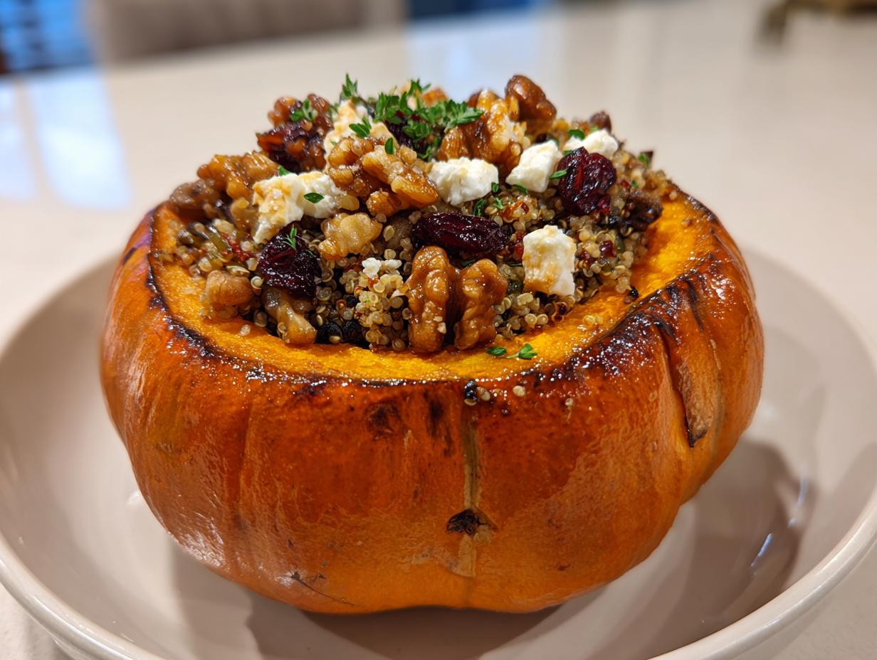 Autumn Stuffed Pumpkin Recipe - detail 4