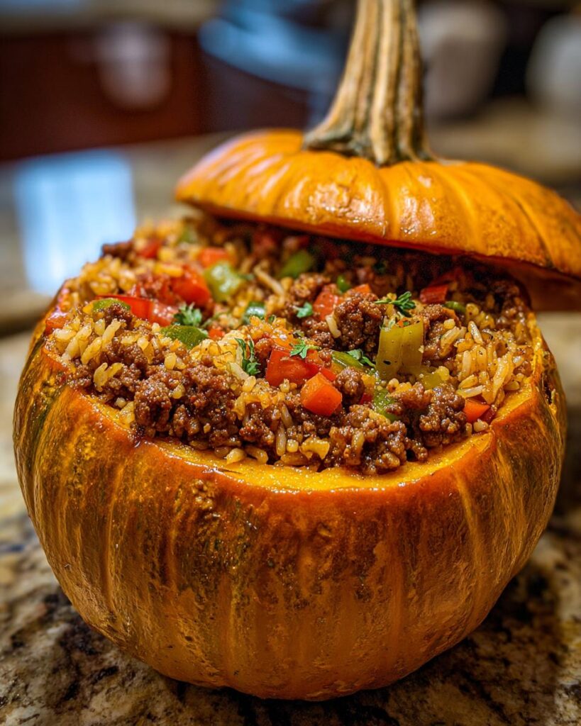 Dinner in a Pumpkin