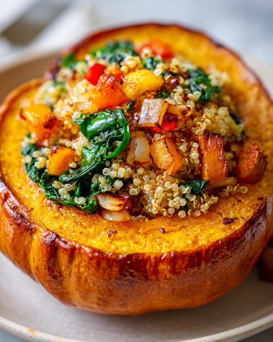 1 Heavenly Healthy Stuffed Pumpkin Dish That’s Addictive 2 Healthy Stuffed Pumpkin Dish - detail 1